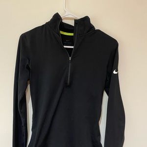 Black Nike quarter zip